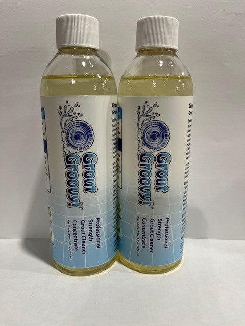 Grout Groovy® Liquid Cleaner Concentrate (2 Pack) 16 total oz Makes 2 gallons